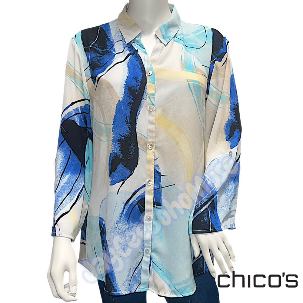 Chico’s Watercolor blouse